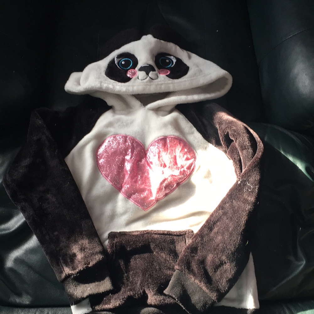 Girls cute panda hoodie